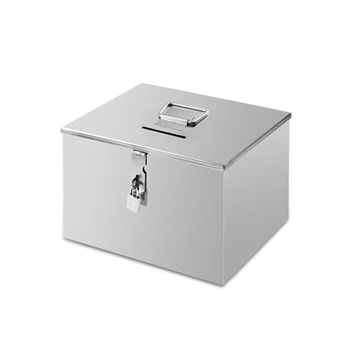 stainless steel money box|cash box for office.